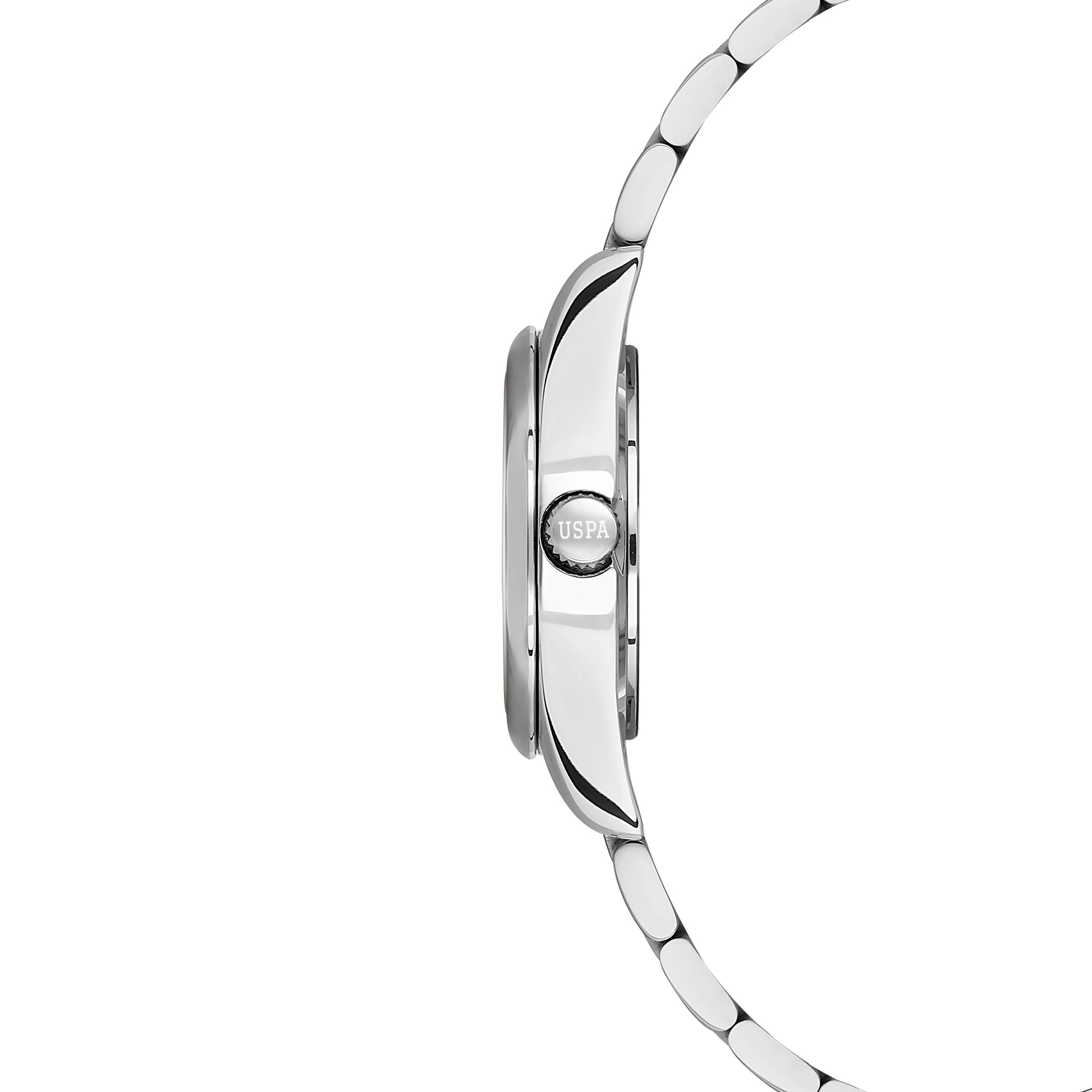 U.S. Polo Assn. Novelties Stainless Steel Bracelet Analog Watch for Women, 28mm