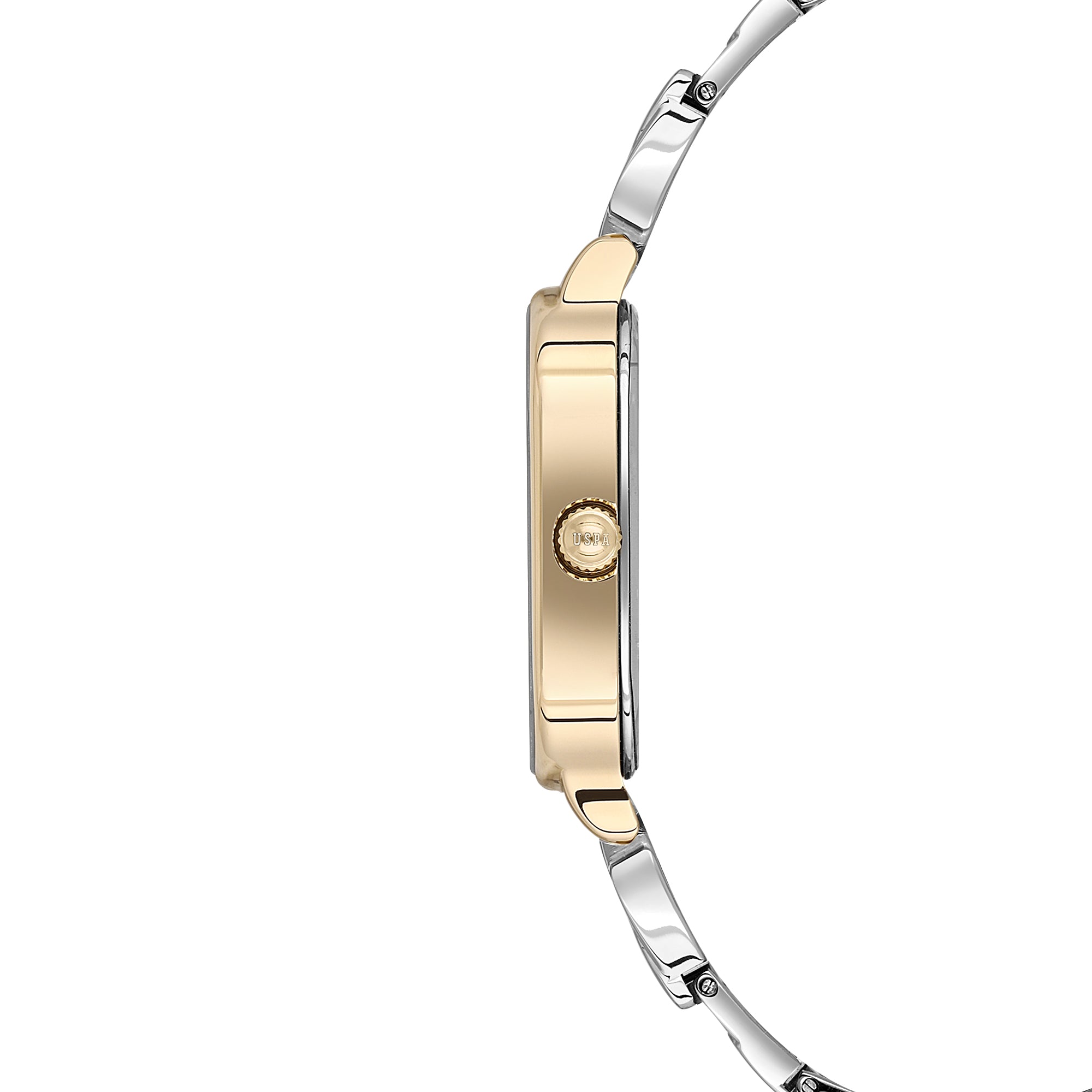U.S. Polo Assn. Novelties Stainless Steel Bracelet Analog Watch for Women, 30mm