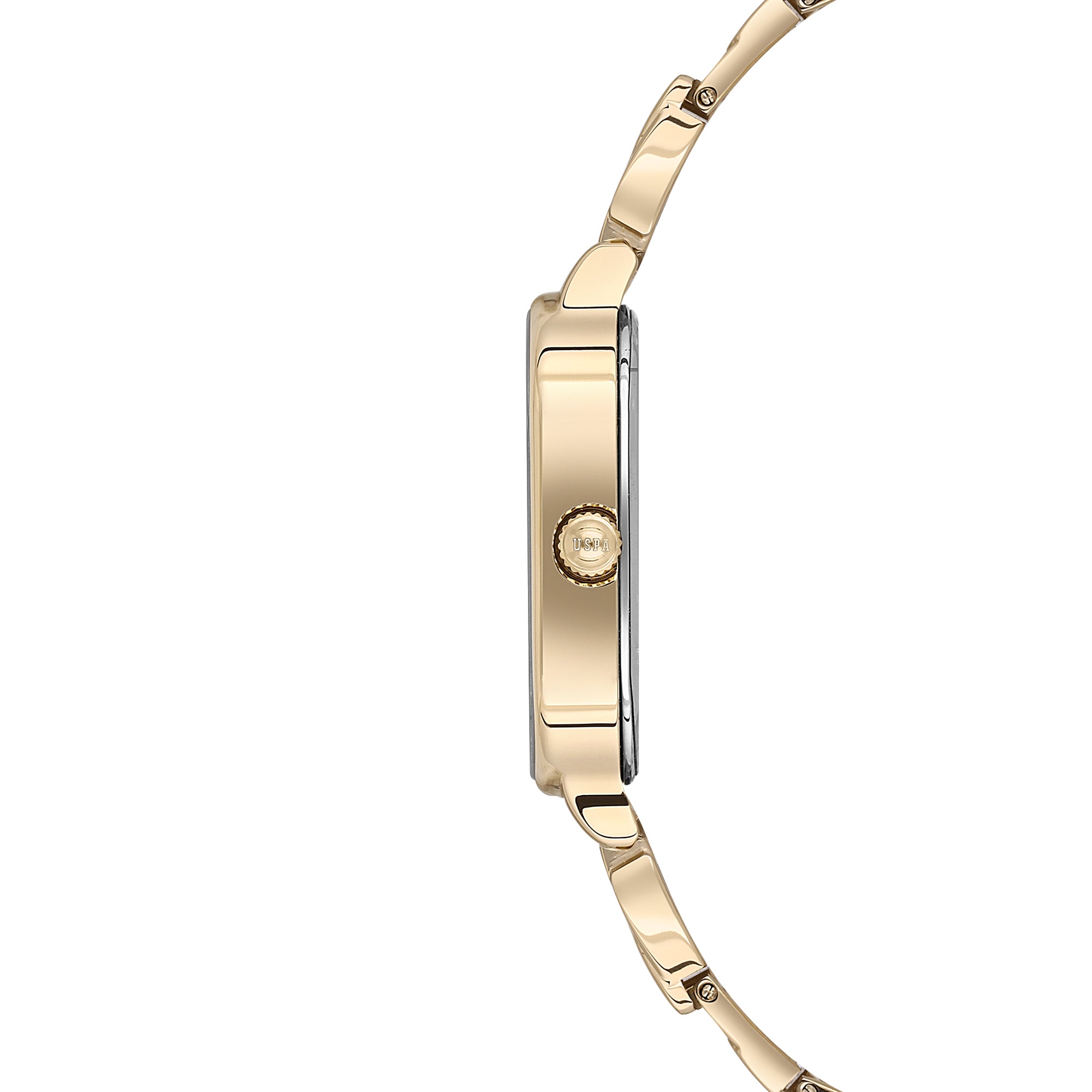 U.S. Polo Assn. Novelties Stainless Steel Bracelet Analog Watch for Women, 30mm